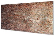 Szklany Panel Cegła ściana mur