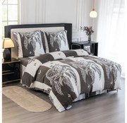 PrzytulneMieszkanie.pl PrzytulneMieszkanie.pl Pościel z mikropluszu TIRSO szaro-biała Rozmiar pościeli: 2 szt 70 x 90 cm | 200 x 220 cm