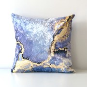 Poszewka dekoracyjna Geoda 03 z motywem marmuru 45x45