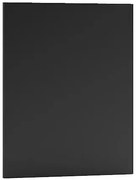 Czarny front zmywarki z panelem odkrytym 45 cm D6-D58