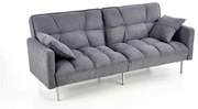 Sofa ROBERTO ciemno szara rozkładana HALMAR