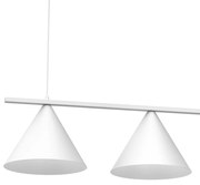 Lampa wisząca CAPITAL BIAŁY 3XGX52 potrójna, 3 klosze