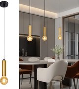 NETTLIFE Lampa wisząca do jadalni 1 żarówka Lampa wisząca E27 Industrialna lampa wisząca