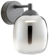 Redo 01-3483 - Lampa ścienna LED KHADI LED/6W/230V CRI 90 czarna/przydymiona