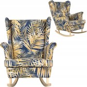 Fotel uszak bujany print dla mamy żony babci