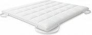 The White Stone Topper King Size | Pikowany Ochraniacz na Materac z Wypełnieniem 500 g/m² | Oddychająca Mikrofibra z Gumkami w Rogach | Ochrona Materaca 180x200