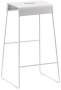 Jasnoszary metalowy hoker A-Stool – Zone