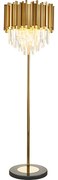 Lampa Stojąca Podłogowa APP1717-3F Złota