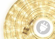 LED świetlny kabel - 480 diod, 20 m, ciepła biel