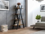 Regał na książki TIPI dąb wotan/czarny SIGNAL