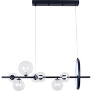 LED Żyrandol na lince HYBRID LED/15W/230V + 7xG9/6W 4000K czarny