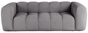 Szara aksamitna sofa 225 cm Cube – Bonami Selection