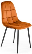 Krzesło tapicerowane K417 VELVET cynamonowe HALMAR