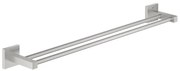 GROHE 41104DC0 - Podwójny uchwyt na ręczniki QUICKFIX START CUBE 654 mm, stal nierdzewna