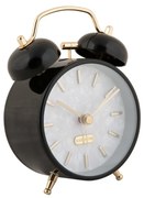 Karlsson 6009BK budzik design czarny, średnica 12cm