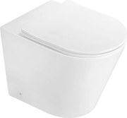 Mexen Rico miska wc stojąca Rimless z deską wolnoopadającą slim, duroplast, biała połysk - 32724000