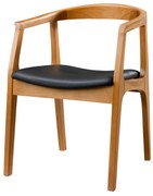 Krzesło do jadalni Albero Black and Walnut