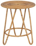 Rattanowy okrągły stolik ø 60 cm – Ixia