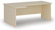 Narożne biurko PRIMO WOOD, 180x120 cm, lewe, brzoza