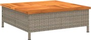 Szary niski stolik pod parasol ogrodowy E8-E13