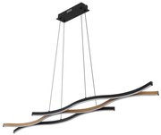 Globo 67206HW - LED Żyrandol na lince GERONIMO LED/35W/230V czarny/brązowy