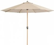 ALU WOOD 3,5 m - parasol z rączką z ochroną ULTRA UV : Substancja Desen - 820