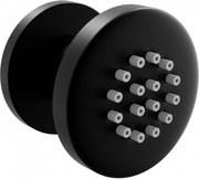 Mexen dysza boczna natynkowa, czarna - 79361-70