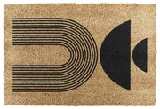 Wycieraczka z włókna kokosowego 40x60 cm Half Moon – Artsy Doormats