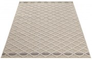 Dywan zewnętrzny sznurkowy Patara Kratka beżowy 80 cm x 150 cm