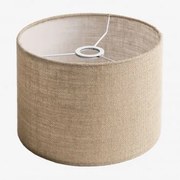 Abażur Z Tkaniny Arlina Nature & Ø30 Cm - ↑20 Cm - Sklum