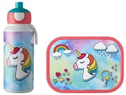 Zestaw pojemnika śniadaniowego dla dzieci i butelki na wodę Mepal Unicorn