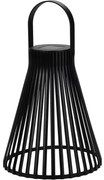 Lampion solarny, czarny, 23 cm