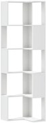 Narożny Minimalistyczny Biały Regał Z4-L13