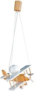 Biała dziecięca lampa wisząca samolot - S199 C5-W88