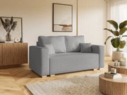 Kanapa z funkcją spania COMFORT III DUO 2 osobowa szara nowoczesna