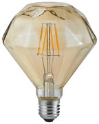 Żarówka LED z ciepłym światłem z gwintem E27, 4 W Diamant – Trio