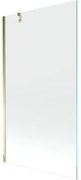 Mexen Next parawan nawannowy 1-skrzydłowy 100 x 150 cm, transparent, złoty - 895-100-000-00-00-50