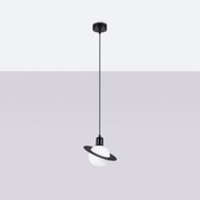 Lampa wisząca HYPERION 1 czarna SOLLUX  LIGHTING