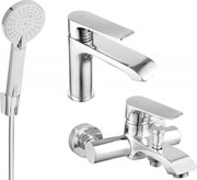 Mexen Pecos R40 zestaw wannowy, chrom - 72703R40-00