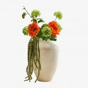 Bukiet Dekoracyjny Valyssa Czerwonawo-pomarańczowy - Sklum