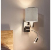 Eglo 96478 - LED elastyczne oświetlenie PASTERI 1xE27/40W+LED/3,8W taupe