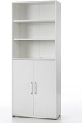 Regał biurowy z drzwiami Prima 5 biały