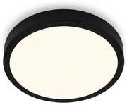 Briloner 3704-015- LED Plafon ściemnialny RUNA LED/22W/230V czarny + pilot