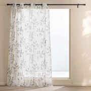Szara firanka z woalu 140x240 cm Roseris – douceur d'intérieur