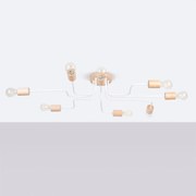 Żyrandol TIMBO 8 biały SOLLUX  LIGHTING