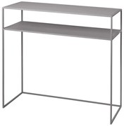 Jasnoszara metalowa konsola 35x85 cm Fera – Blomus