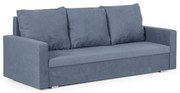 Kanapa sofa 3 os z funkcją spania DELTA Granatowy