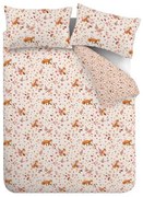 Pomarańczowo-beżowa pościel dwuosobowa 200x200 cm Woodland Fox – Catherine Lansfield