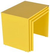 Stolik do odkładania SHP Yellow, 3 szt.