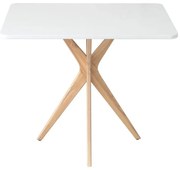 Stół CUTTI 55x80 biały/jesion RAGABA